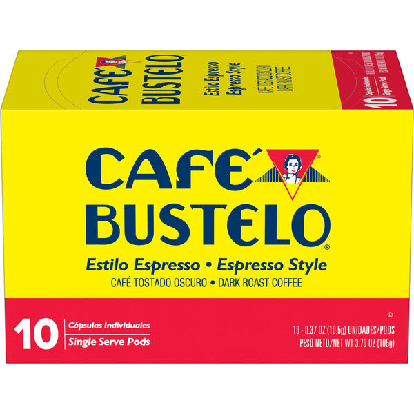Café Bustelo Espresso Style Dark Roast Coffee, Keurig K-Cup Pods
