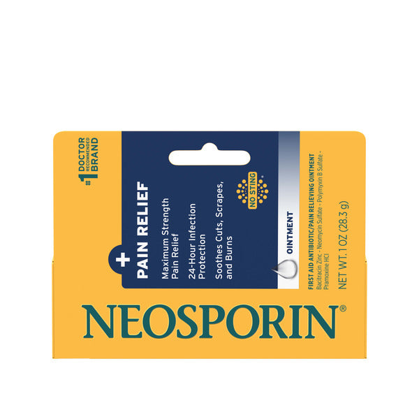 NEOSPORIN Pain Relief Dual Action Topical Antibiotic Ointment, 1 oz