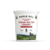 Maple Hill 100% Grass Fed Organic Plain Cream on T...
️