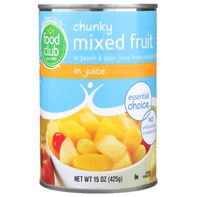 Food Club Chunky Mixed Fruit In Peach & Pear Juice...
️