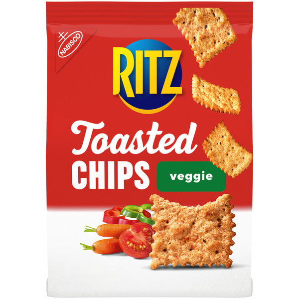Ritz Toasted Chips Veggie Crackers, Party Snacks 8.1 oz