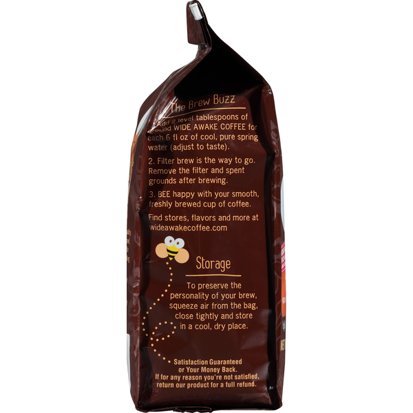 Wide Awake Light Roast Hazelnut 100% Arabica Ground Coffee