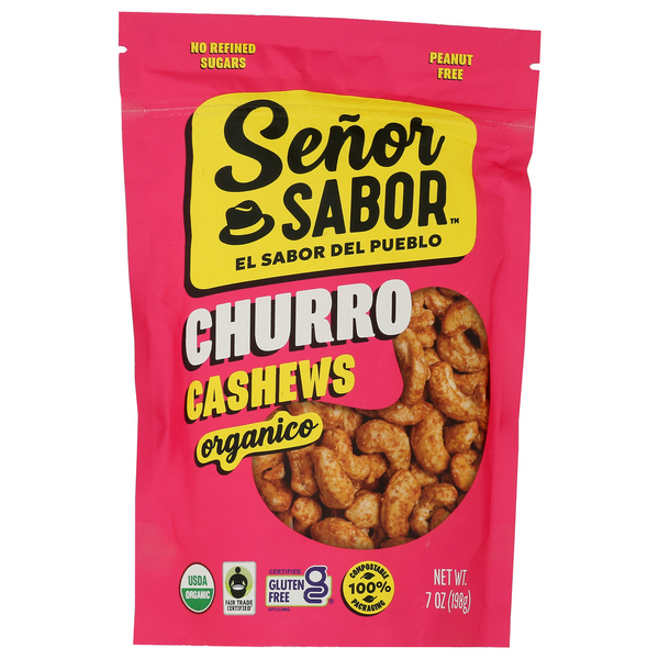 Senor Sabor Organic Fair Trade Churro Cashews