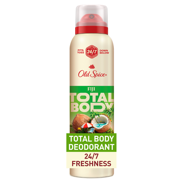 Old Spice Whole Body Deodorant Aluminum Free Spray Fiji