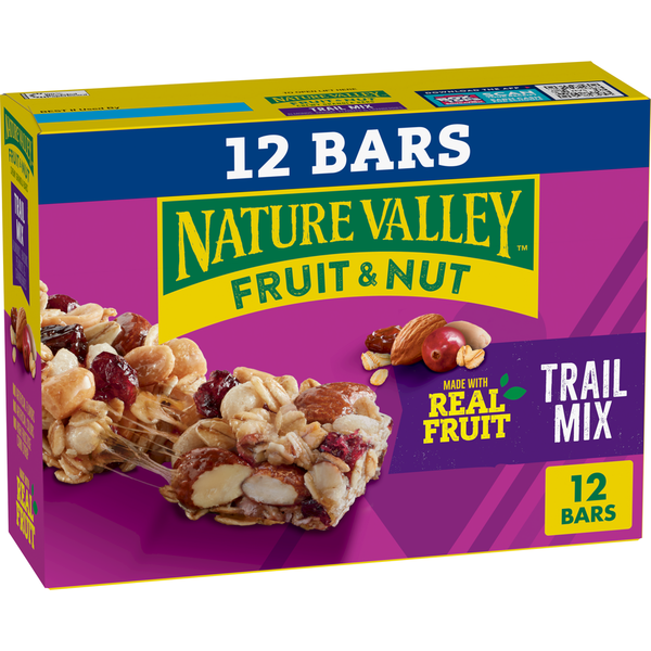 Nature Valley Fruit and Nut Trail Mix Chewy Granola Snack Bars