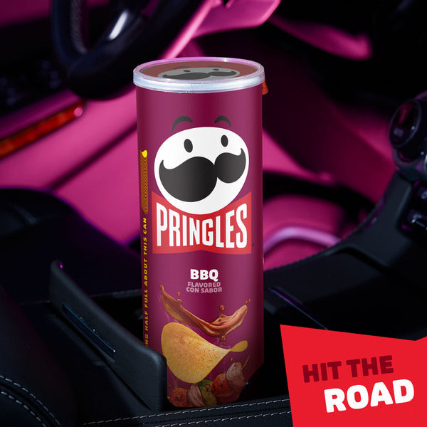 Pringles BBQ Potato Crisps Chips, Lunch Snacks, Party Stack, 7.1 oz