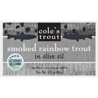 Cole’s Smoked Rainbow Trout, in Olive Oil️