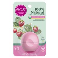 eos Natural and Organic Strawberry Sorbet Lip Balm️ DestGlow