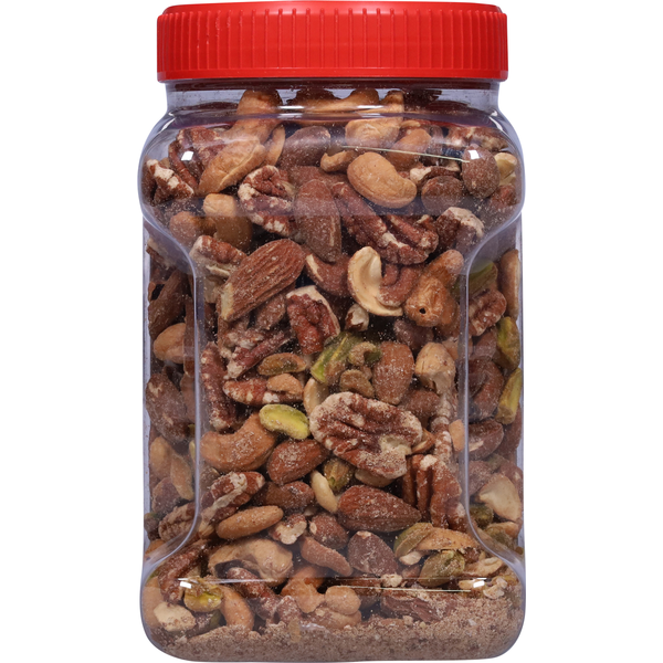 Fisher Mixed Nuts, Deluxe, with Sea Salt, Oven Roasted