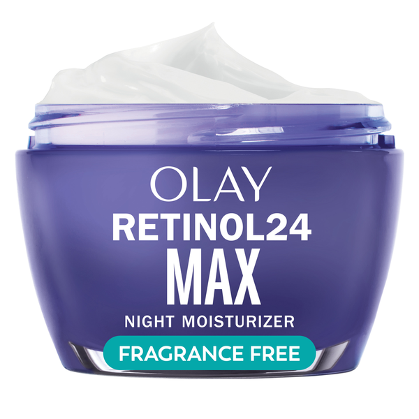 Olay Retinol Max Night Moisturizing Cream, Fragrance-Free