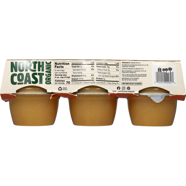 North Coast Organic Honeycrisp Apple Sauce