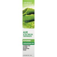 Desert Essence Toothpaste, Aloe & Tea Tree Oil, Pe...
️