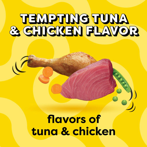 TEMPTATIONS Complete Nutrition Tuna & Chicken Flavor Adult Dry Cat Food DestGlow