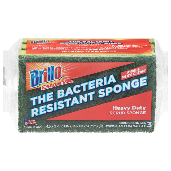 Brillo Heavy Duty Scrub Sponges