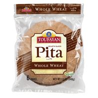 Toufayan Bakeries Whole Wheat, Pita Bread️