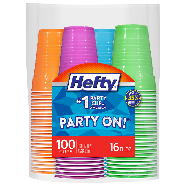 Hefty Assorted Colors Cups