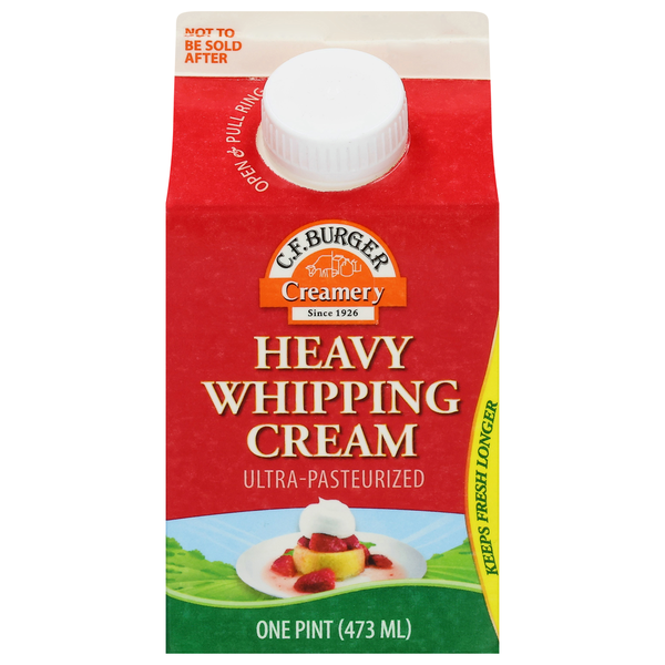 C.F. Burger Creamery Heavy Whipping Cream