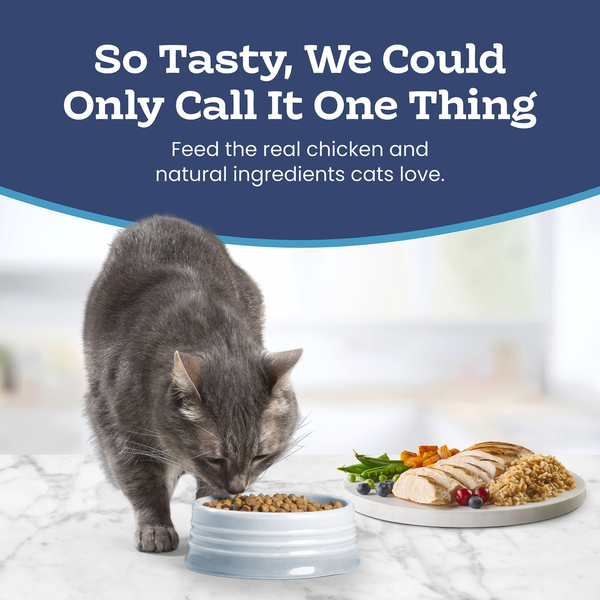 Blue Buffalo Tastefuls Natural Dry Food for Adult Indoor Cats, Chicken & Brown Rice Recipe, 5-lb. Bag DestGlow