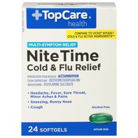 TopCare Cold & Flu Relief, NiteTime, Multi-Symptom...
️