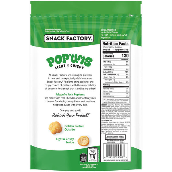 Snack Factory Jalapeno Jack Pretzels