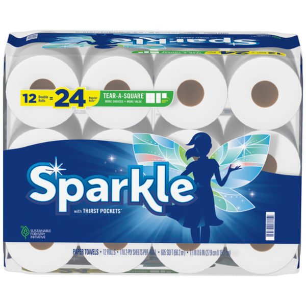 Sparkle Tear-A-Square® Paper Towels