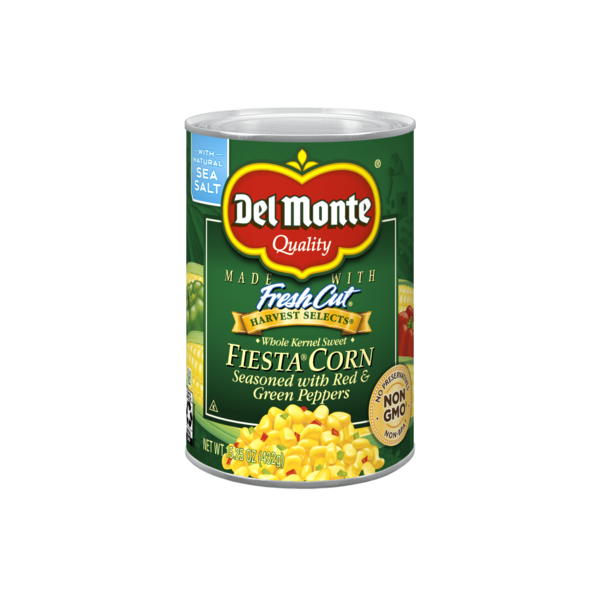 Del Monte Fiesta Corn, Whole Kernel Sweet, Harvest Selects