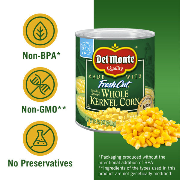 Del Monte Corn, Whole Kernel