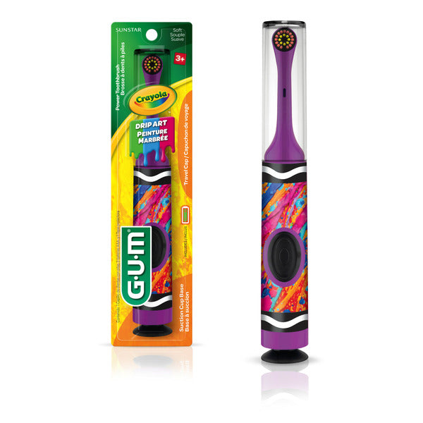 Sunstar GUM Kids’ Battery Power Toothbrush, 3+