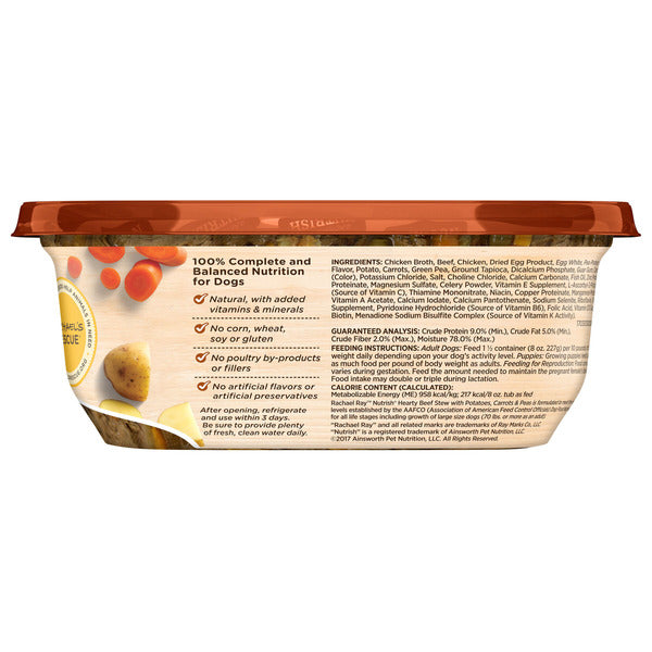 Rachael Ray Nutrish Hearty Beef Stew Wet Dog Food