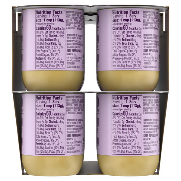 Dannon Light + Fit Regular Nonfat Yogurt, Strawberry/Strawberry Banana/Peach