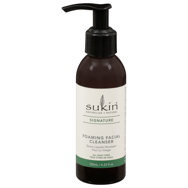 Sukin Facial Cleanser, Foaming, Signature