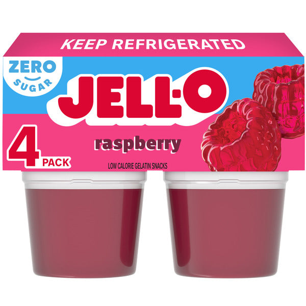 Jell-O Raspberry Sugar Free Refrigerated Gelatin