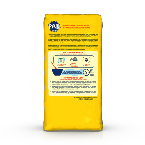 P.a.n. Precooked Corn Meal, White