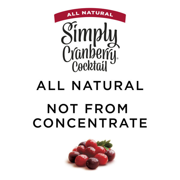Simply Cranberry Cocktail Fruit Juice