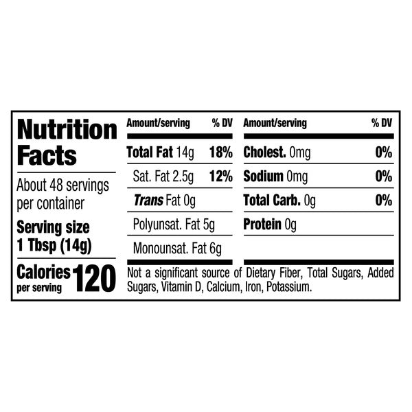 Planters Peanuts Oil Plastic Bottle, 24 OZ