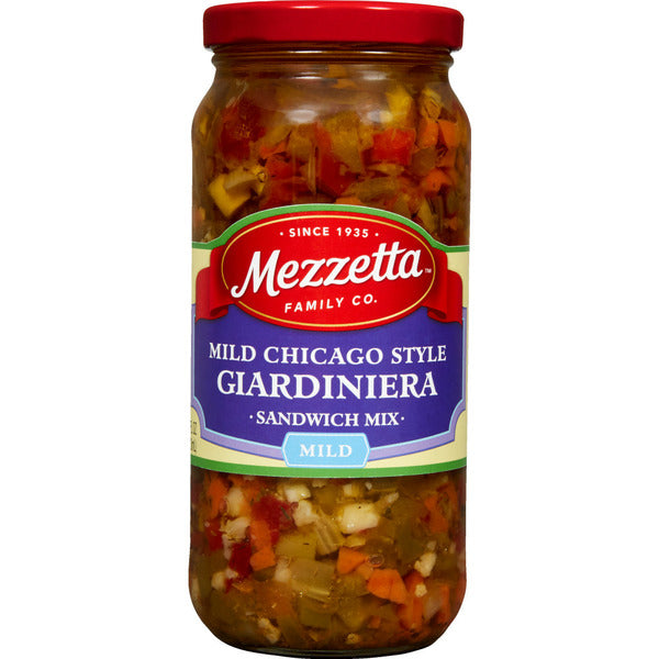 Mezzetta Mild Chicago Style Giardiniera Sandwich Mix