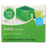 Food Club Lime Gelatin Dessert️