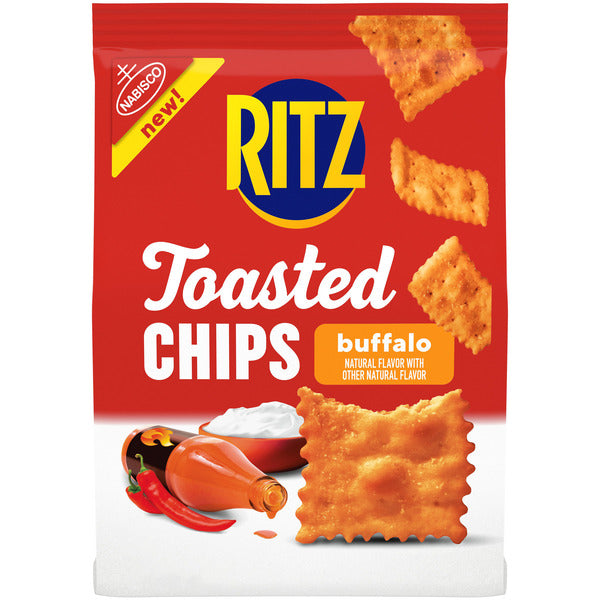Ritz Toasted Chips Buffalo Crackers, Party Snacks 8.1 oz