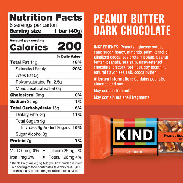 KIND Peanut Butter Dark Chocolate