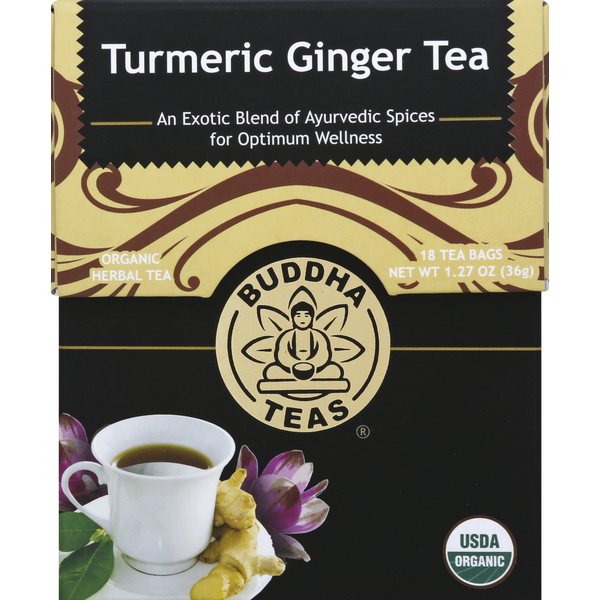 Buddha Teas Organic Turmeric Ginger Tea