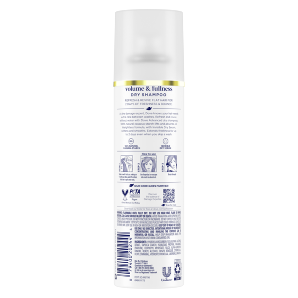 Dove Advanced Dry Shampoo Volume & Fullness