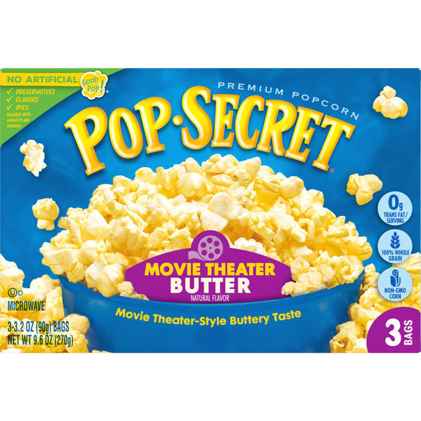 Pop Secret Movie Theater Butter Microwave Popcorn