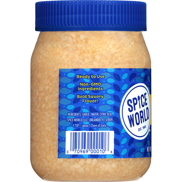 Spice World Garlic, Minced