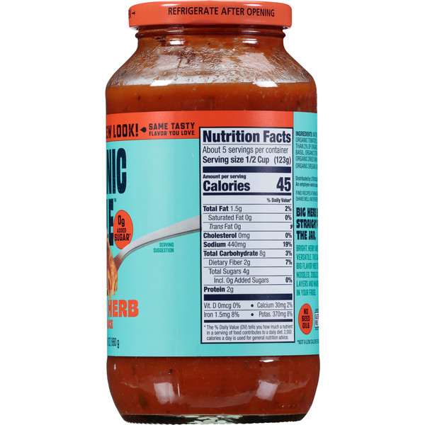 Organicville Italian Herb Pasta Sauce