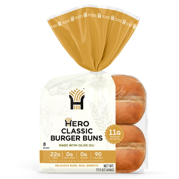 Hero Bread Classic Burger Buns