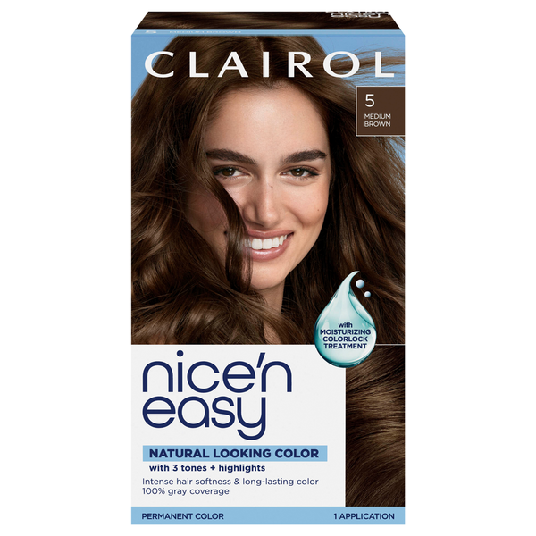 Nice’n Easy 5 Medium Brown Permanent Hair Color