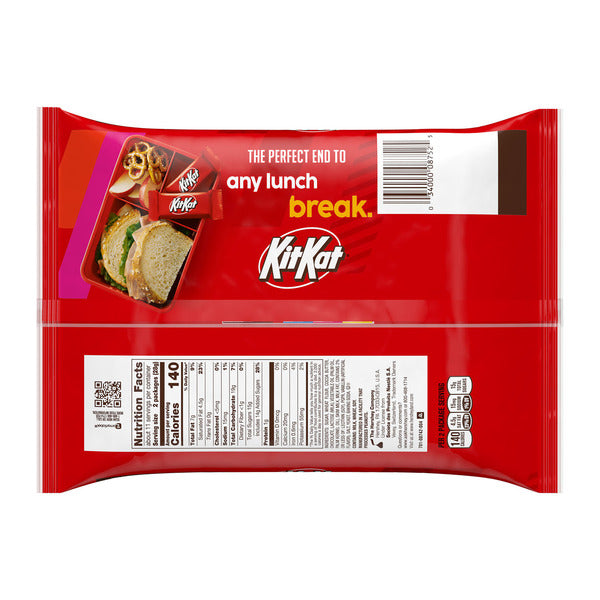 KIT KAT® Milk Chocolate Wafer Snack Size, Candy Bag, 10.78 oz