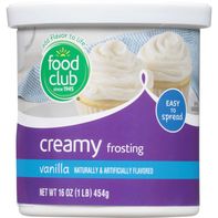 Food Club Frosting, Creamy, Vanilla️
