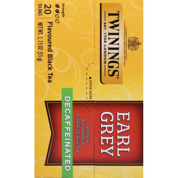 Twinings Earl Grey Black Decaffeinated Tea Bags