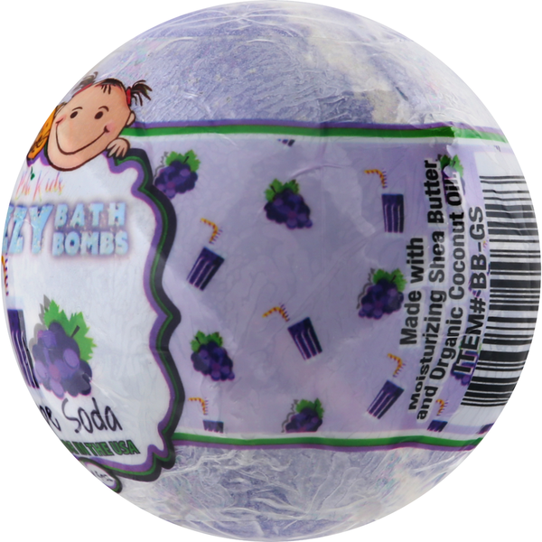 BELA Bath Bomb, Fizzy, Grape Soda